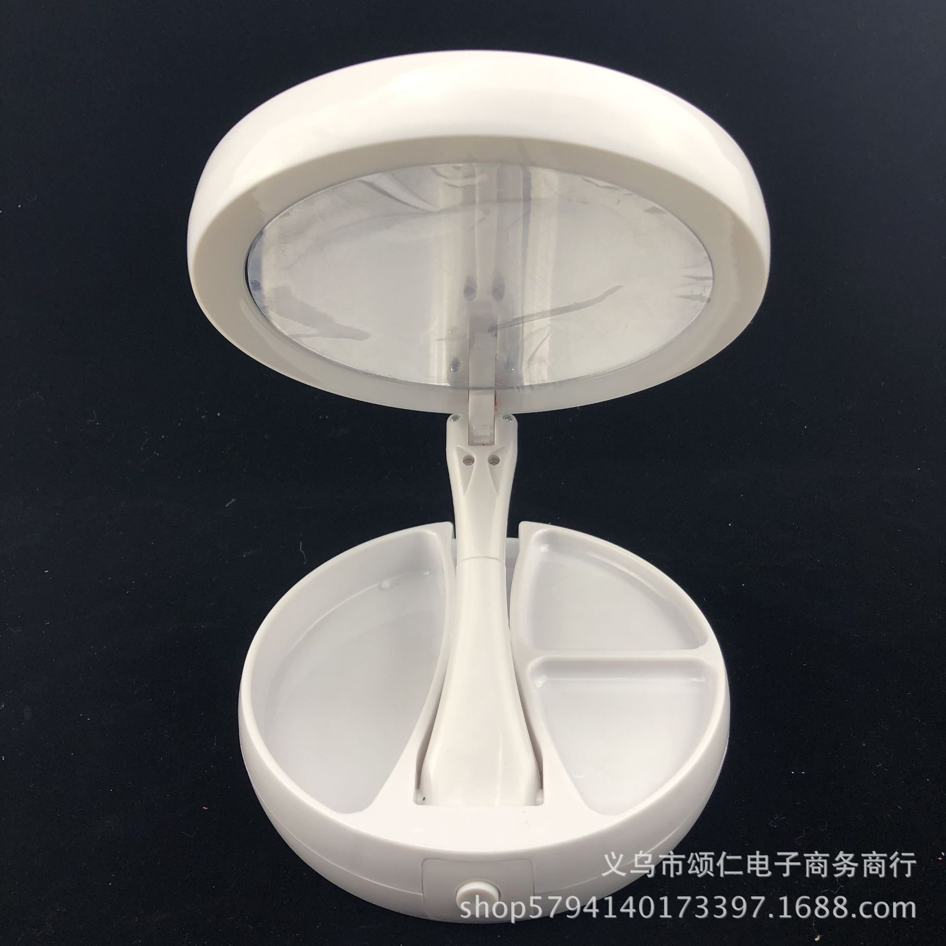 TV新款MyFoldAwayMirrorVanityMirrorLED折叠化妆镜放大镜详情图4