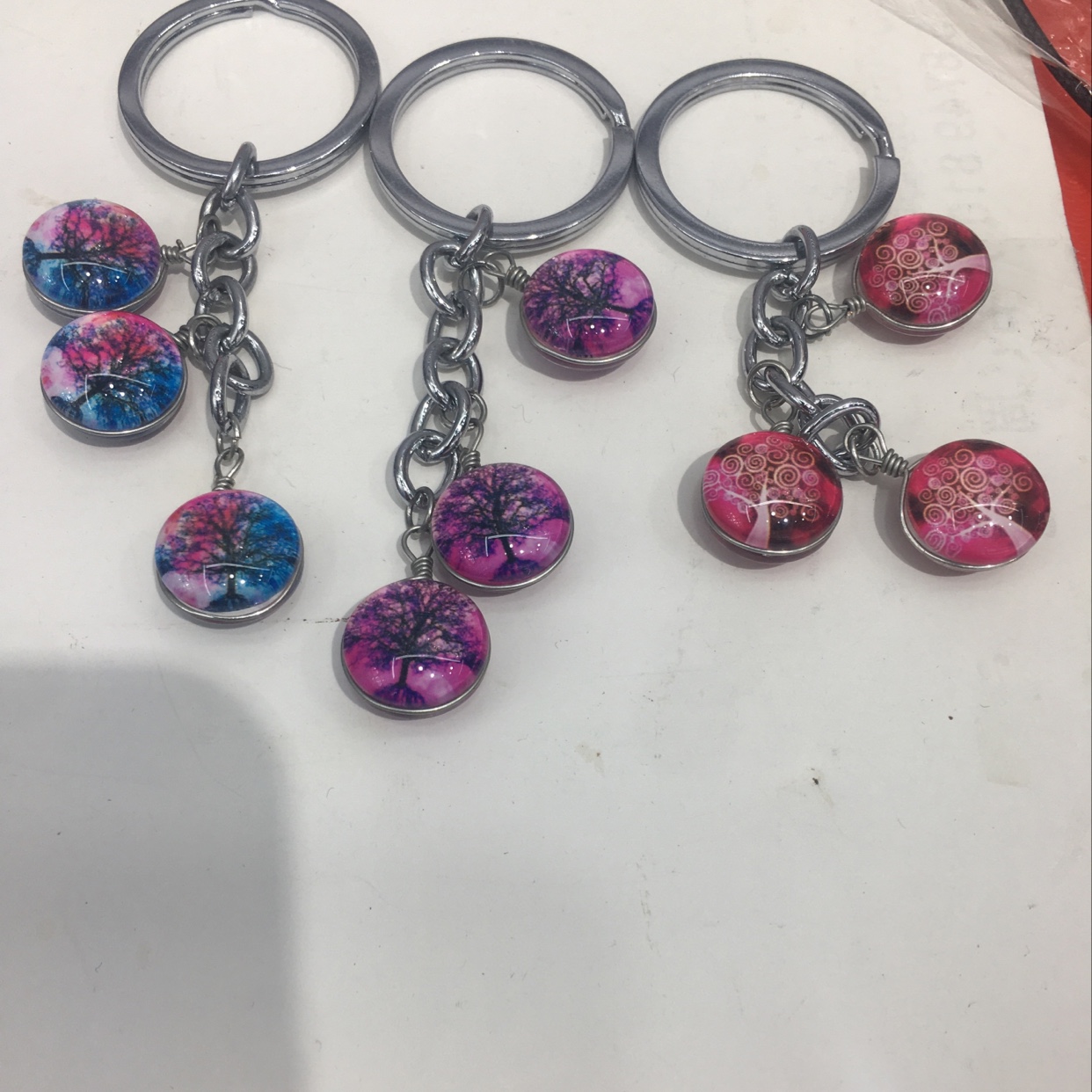 时光宝石 生命树钥匙扣