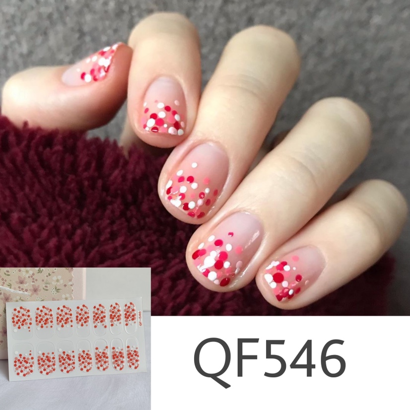 Fashionable Little Dot 3D nail Patches, long-lasting nail patches