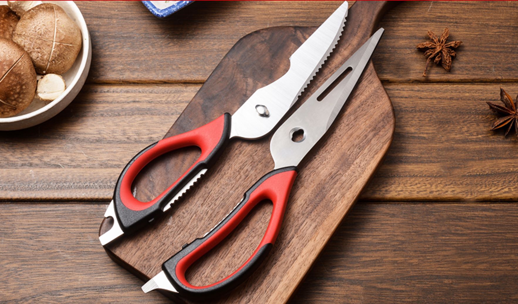 Yiwu Good Goods Multicolor Jinghong Hardware Kitchen Scissors Refrigerator Scissors Jh-083