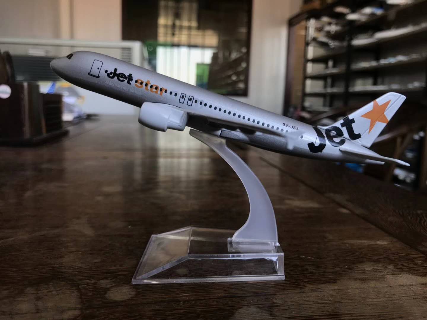 飞机模型（A320澳大利亚捷星（Jet Star）航空）合金飞机模型详情图1