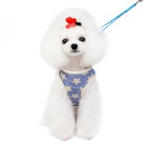 新款春夏宠物衣服五角星胸背宠物清凉小型犬衣服泰迪衣服厂家直销
