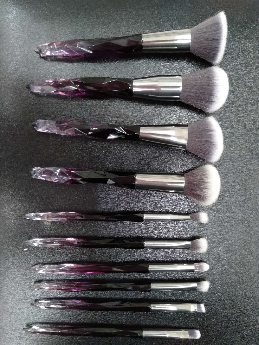 10 sets of makeup brushes, loose paint brushes, eye shadow brushes
