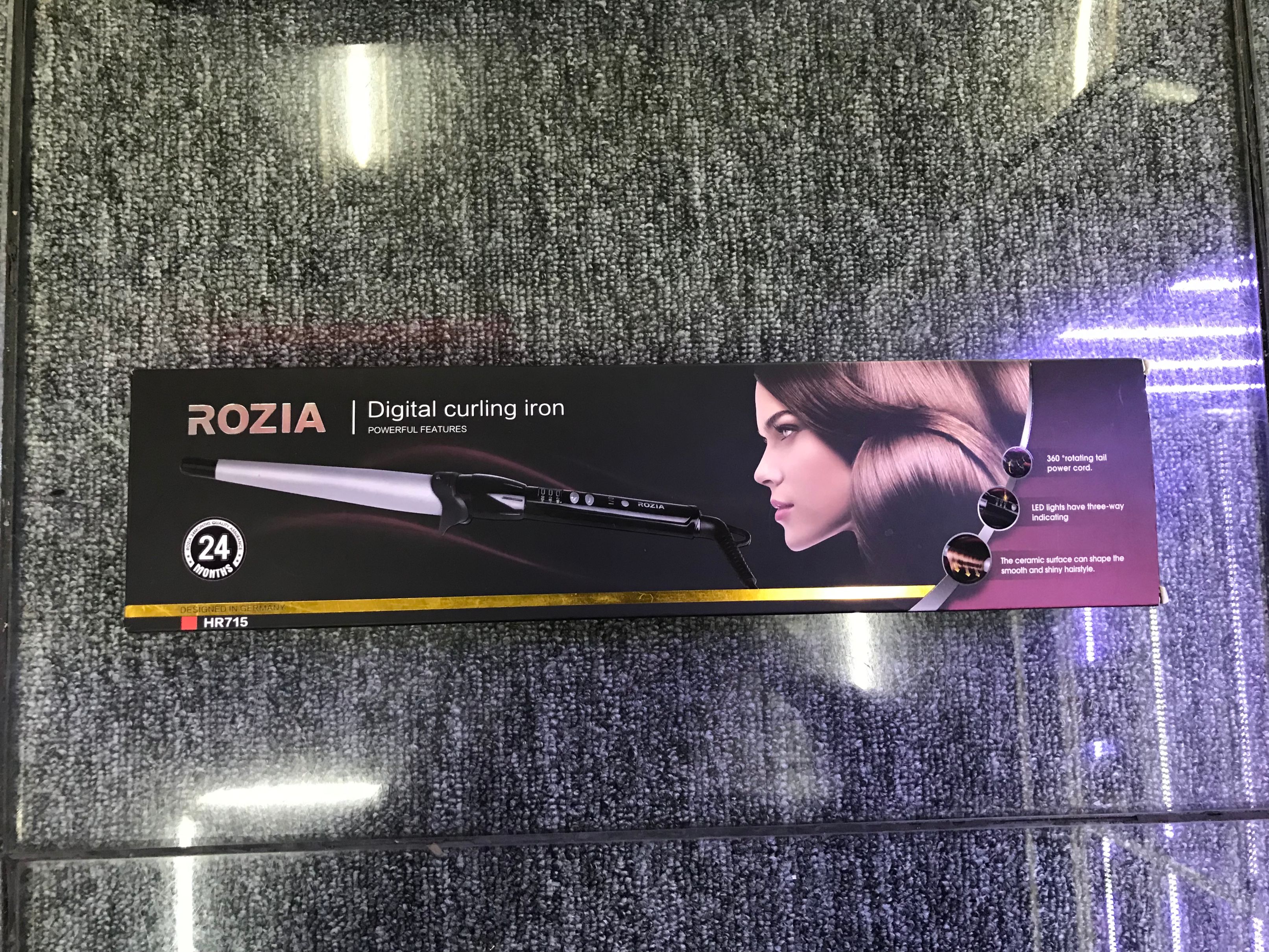 ROZIA Hair Care Products Conical Curling Iron HR715