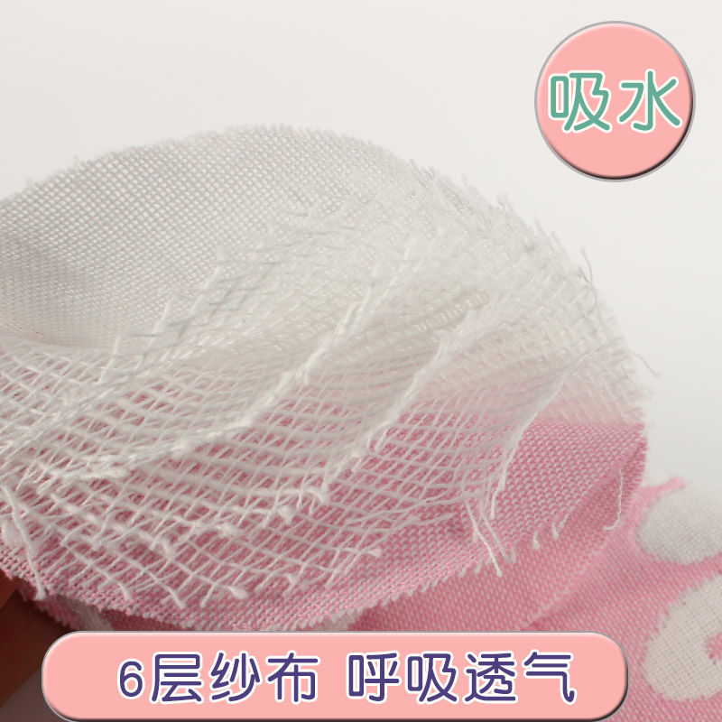 纯棉纱布婴儿围兜新生儿宝宝防水360度夏天口水兜围嘴小孩口水巾详情图7