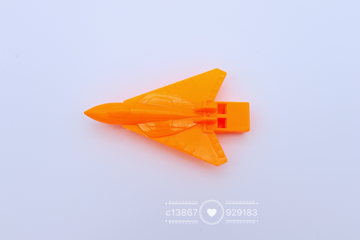 飞机口哨 儿童塑料玩具 赠品 扭蛋派对玩具白底实物图