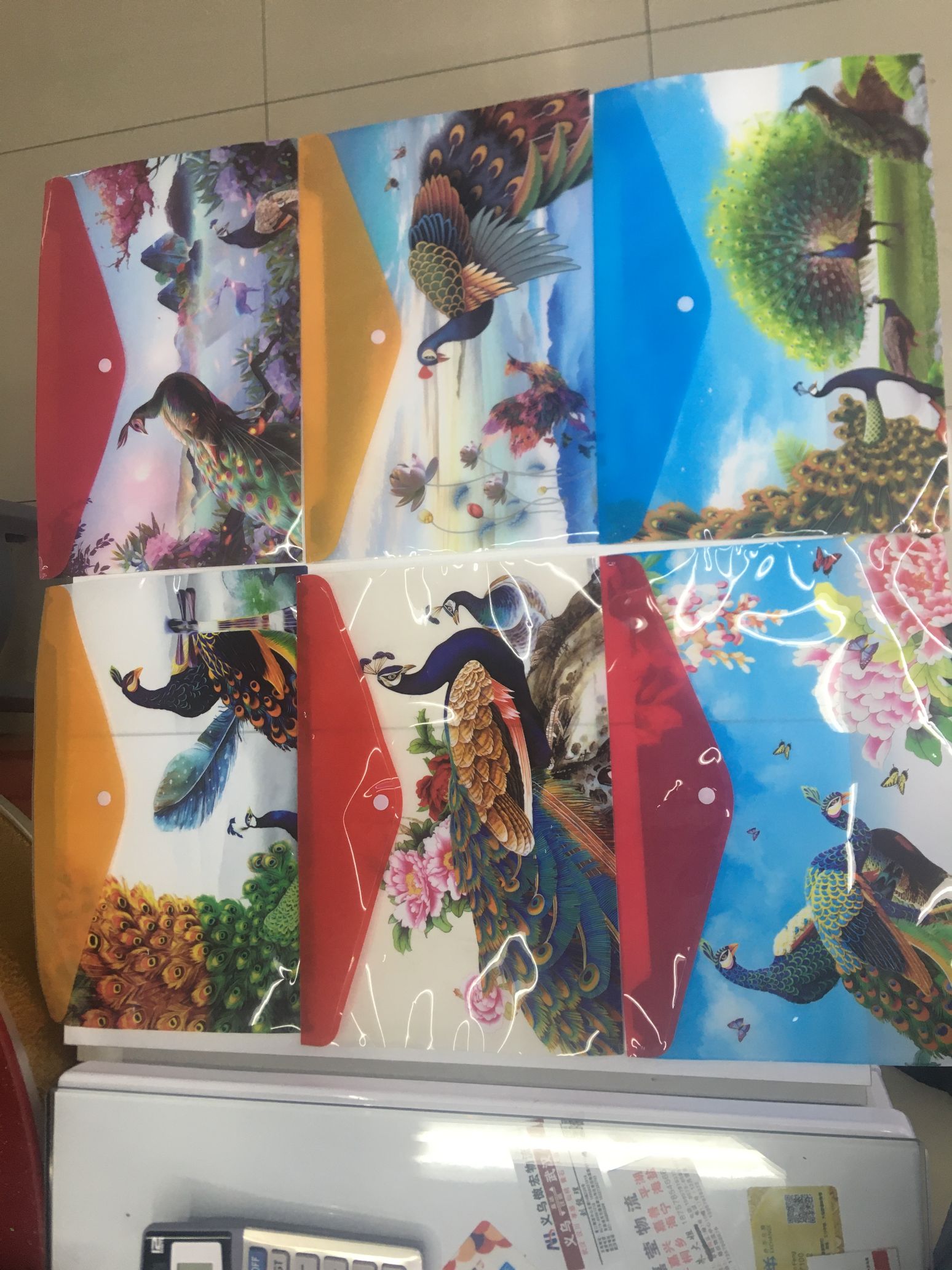 印刷三角盖文件袋