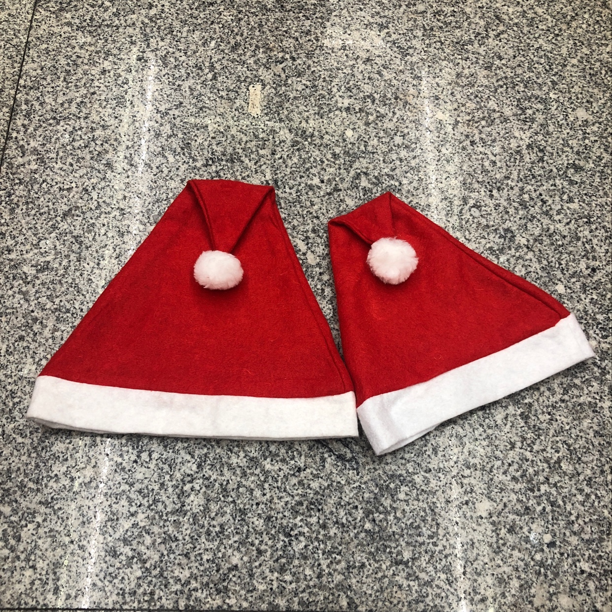 The latest non-woven fabric Christmas hat for children from Hua's Christmas Craft Christmas Decoration