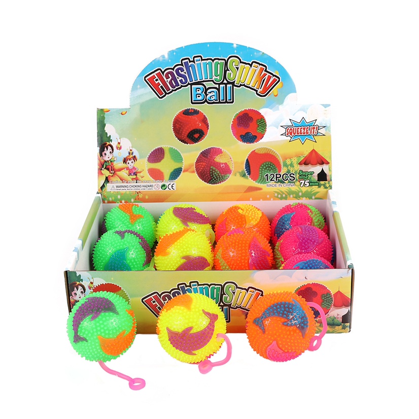 7.5海豚球带绳子带叫带闪光产品图