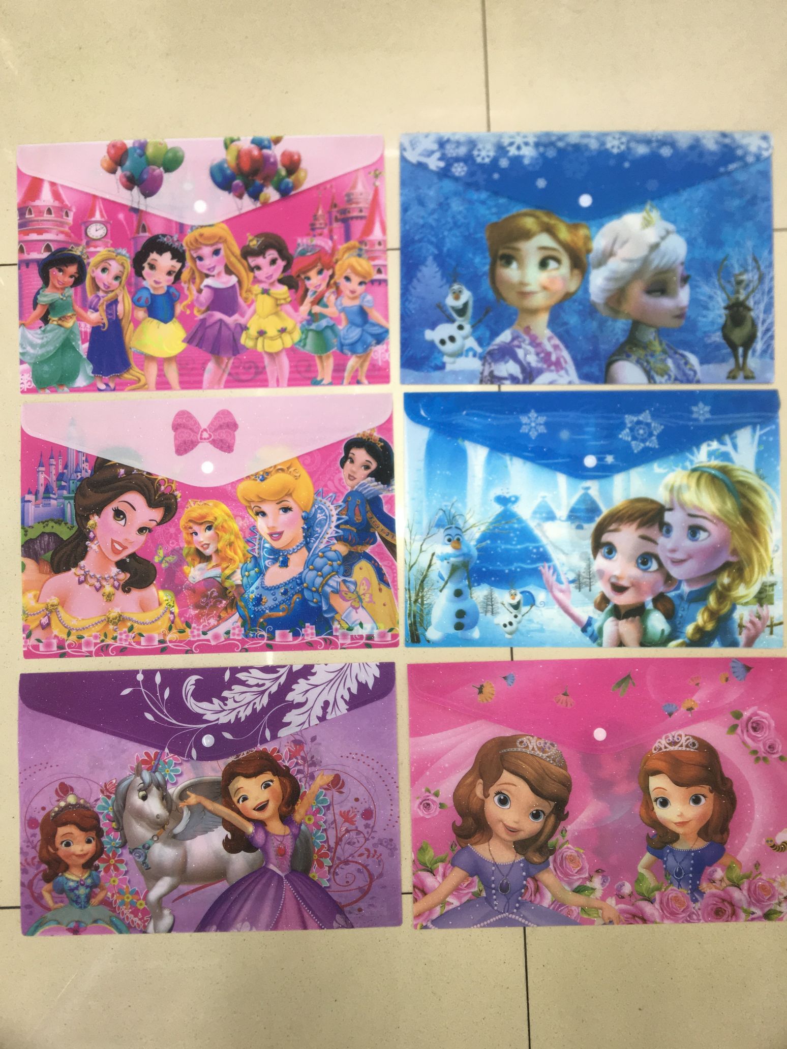 磨砂闪光文件袋