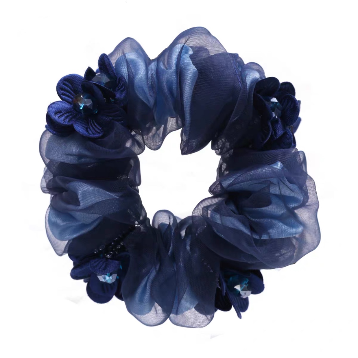 Korean version of hand-made popular floret gauze ring thumbnail