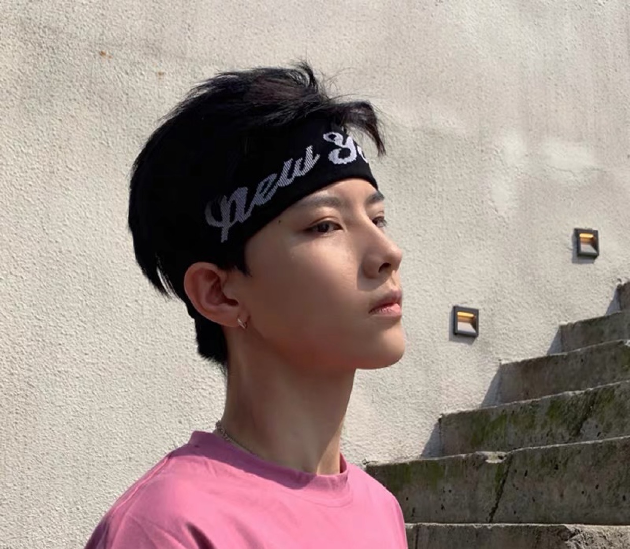 Seamless knit headband pure cotton absorbs sweat and has good elasticity thumbnail