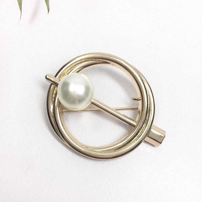 Korean version of simple pearl brooch fashion blouse brooch accessories neckline small brooch pearl brooch thumbnail