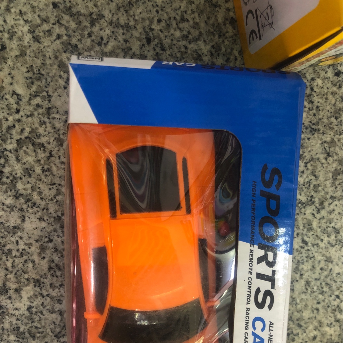 电玩 橘色汽车