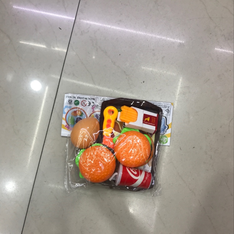 Children cut fruit and Vegetable pizza plastic Toy Set 10 thumbnail