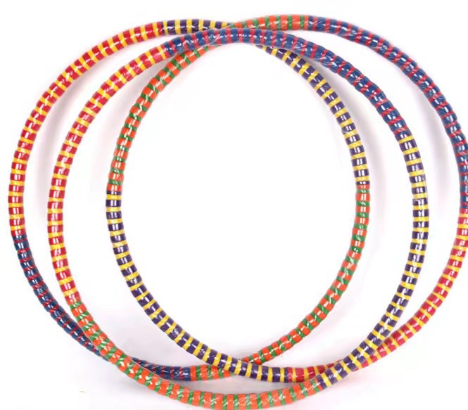 双色葫芦呼啦圈海绵呼啦圈呼啦圈成人儿童葫芦健身全球按摩胶绵