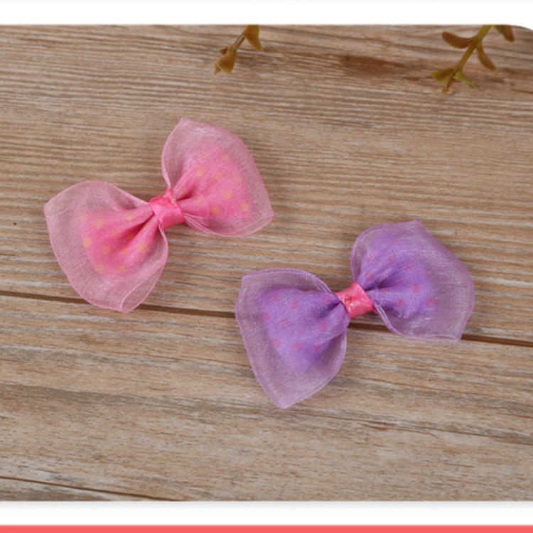 Polyester Satin Ribbon Print Dot Sand Belt Japan And South Korea Fashion Accessories Diy Handmade Fresh Bow Accessories details Picture