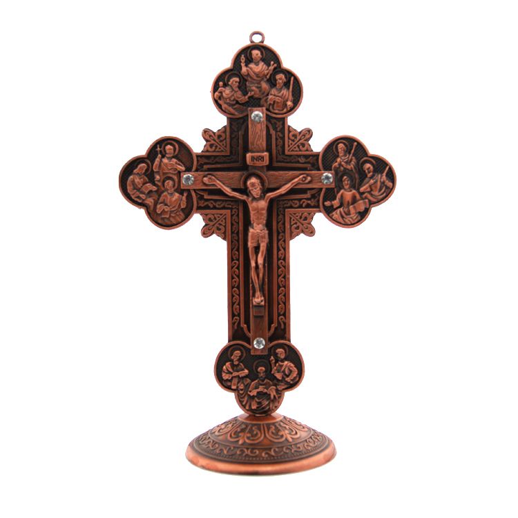 Alloy metal trumpet Jesus cross thumbnail