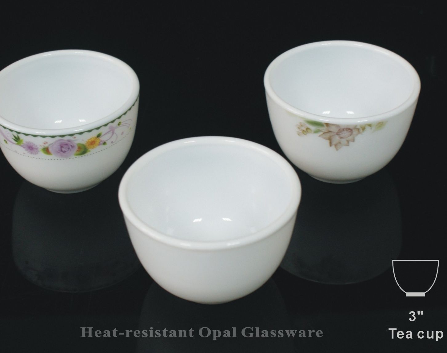 Yiwu Good Goods Gongfu Tea Cup, White Jade Glass Cup, Small Wine Cup -85ml details Picture