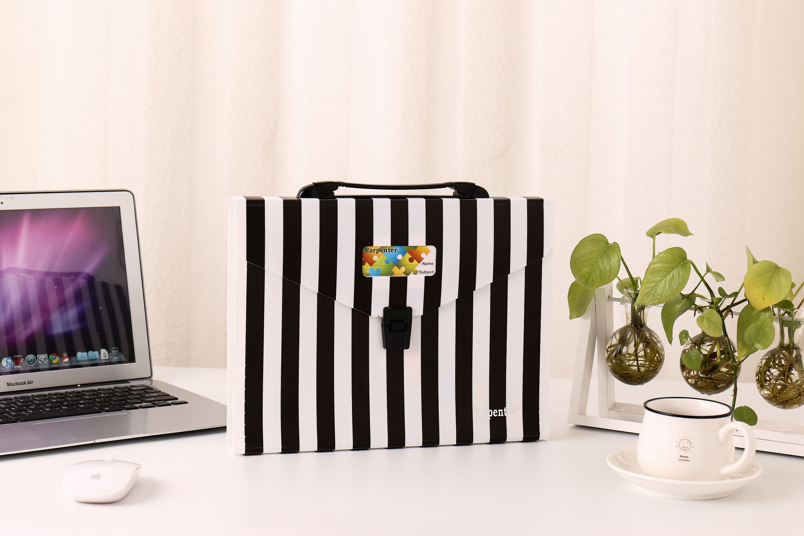 Vertical stripe organ package office document package card special information package student test paper package manufacturer direct sale thumbnail