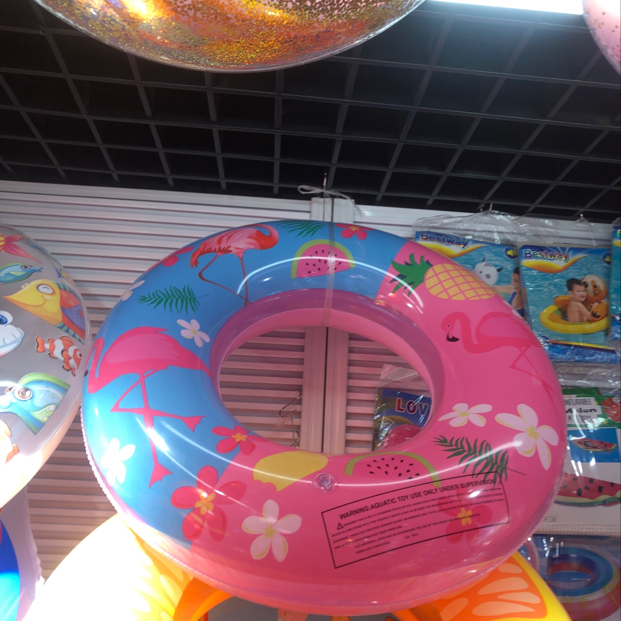 Inflatable Toy Pvc Swimming Ring Flamingos Unicorn Swimming Ring Floating Row Wholesale details Picture