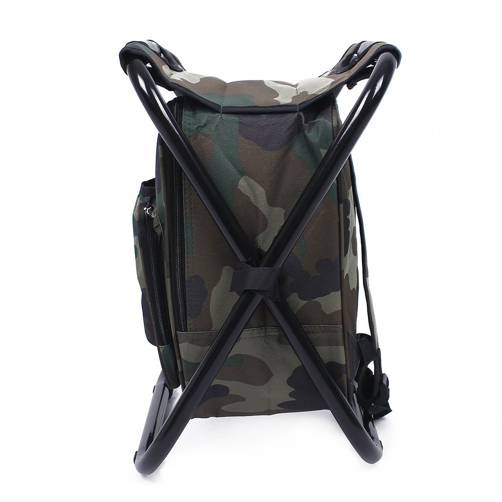 Folding stool, camouflage ice pack stool, insulated bag fishing stool, outdoor refrigerated fishing stool and chair Specification image