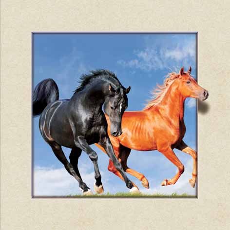 Decorative calligraphy and painting, 4040, 5D painting a thousand-mile horse