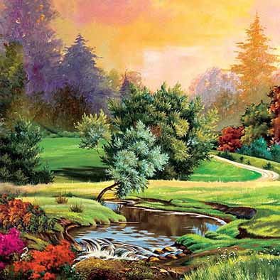 三维立体画，5D4040，立体画风景