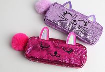 Cartoon cute Elementary school pencil bag Girl Kids Creative 1-3-6 Grade Stationery bag Pencil bag girl