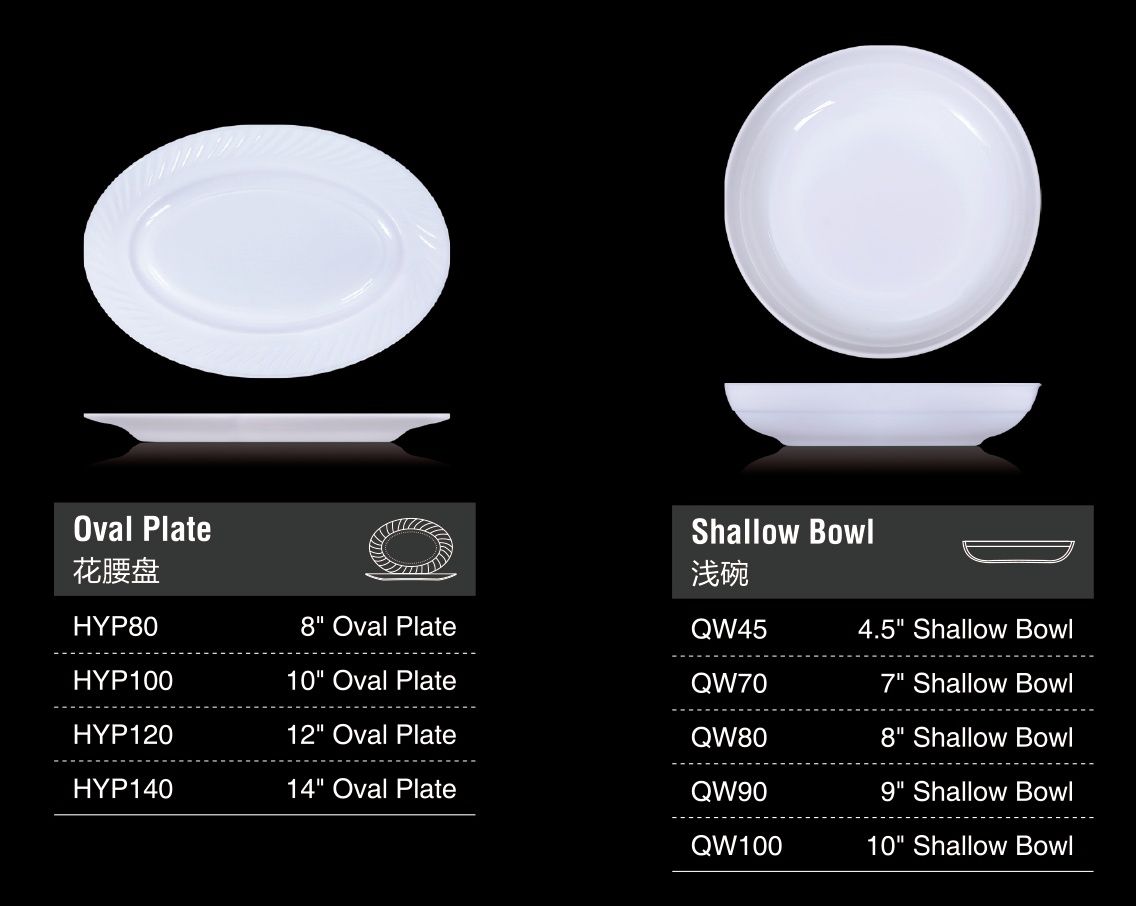 Yiwu Quality Fish plate Heat-resistant glass Opal glass for home and hotel use - 14-inch oval plate details Picture