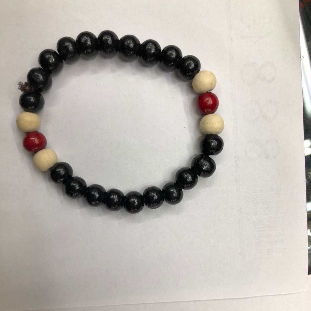 Wooden bead bracelet 3 thumbnail