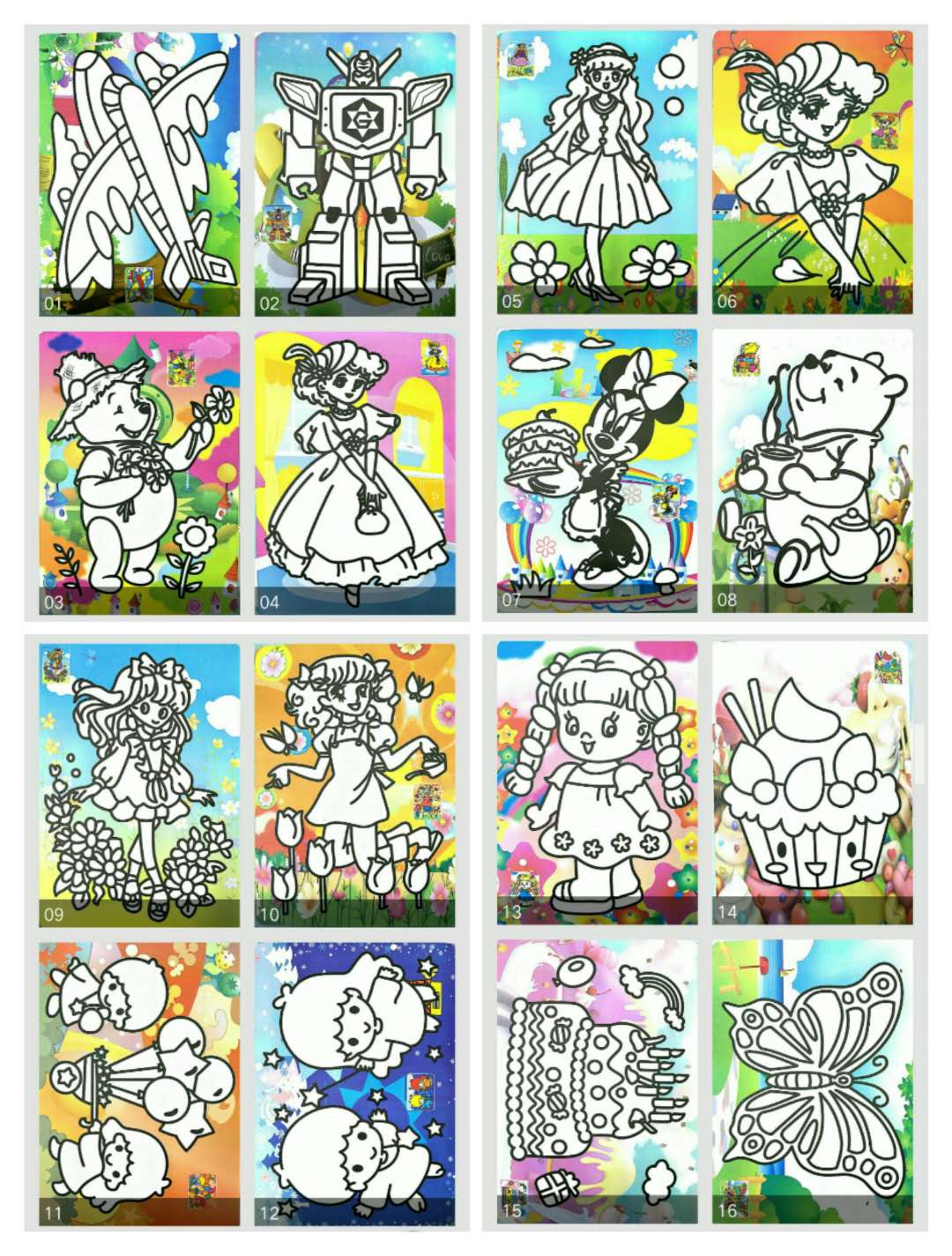 陶瓷彩绘/沙画/水彩实物图