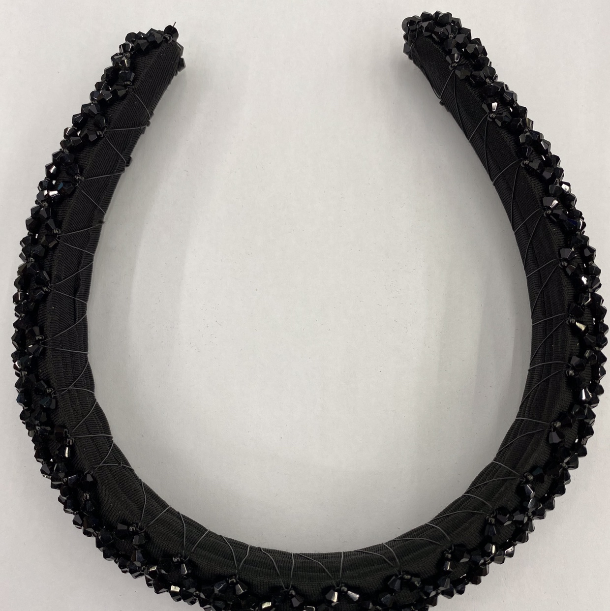 Crystal woven fine cotton headband thumbnail