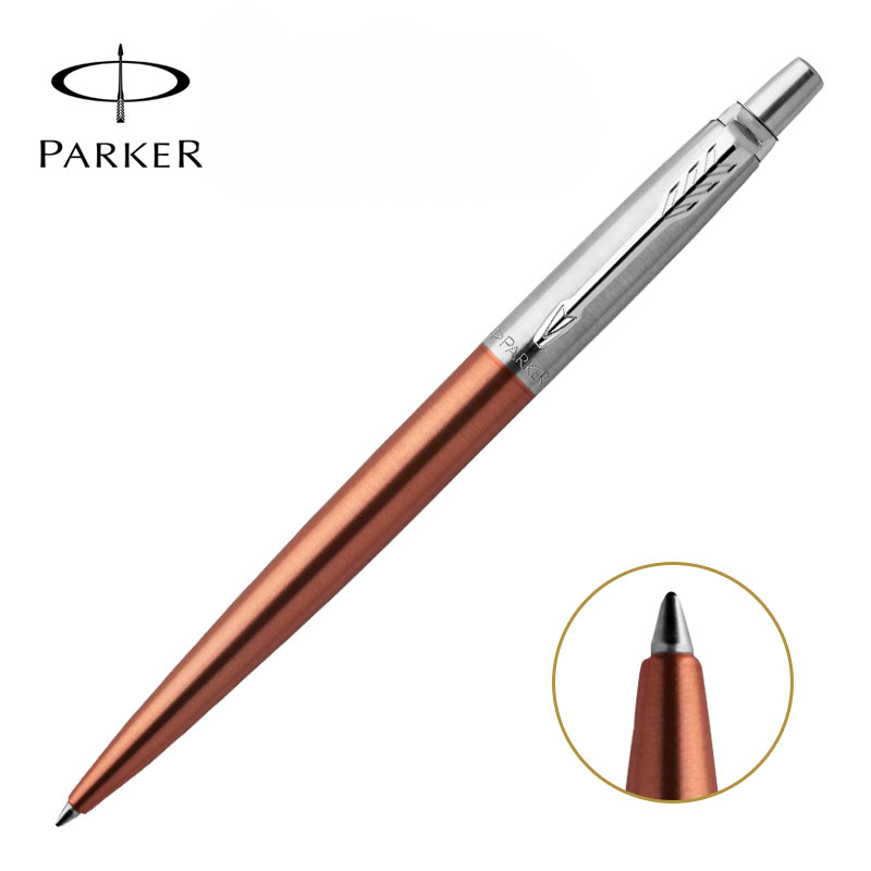Parker Jot Chelsea Orange and White Gel Pen, Official genuine Parker fountain Pen, high-end gift for business and adults detail image 1