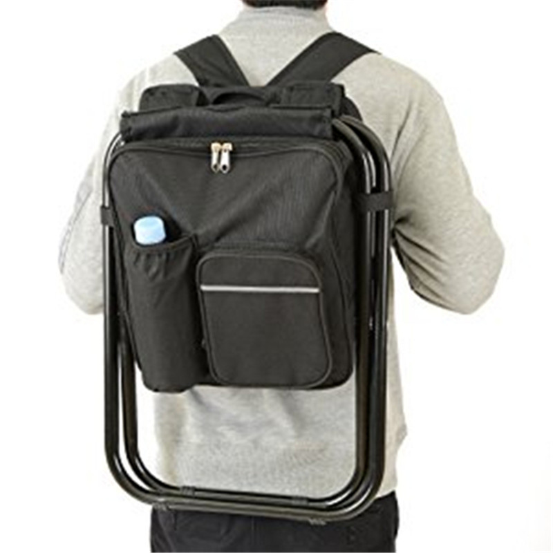 户外钓鱼凳 可折叠冰包椅可背可坐 双肩背包椅 钓鱼凳 冰包椅详情图7