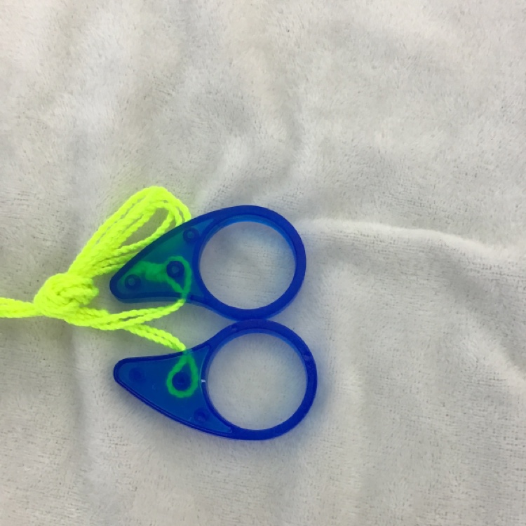 Luminous Pull Whistle Blue Specification drawing