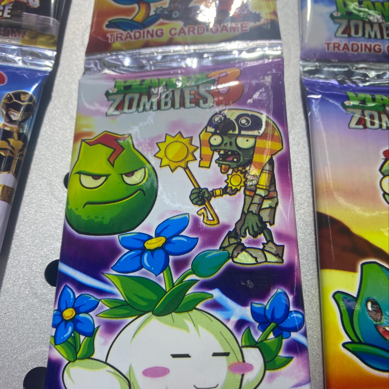 Plant zombie game card