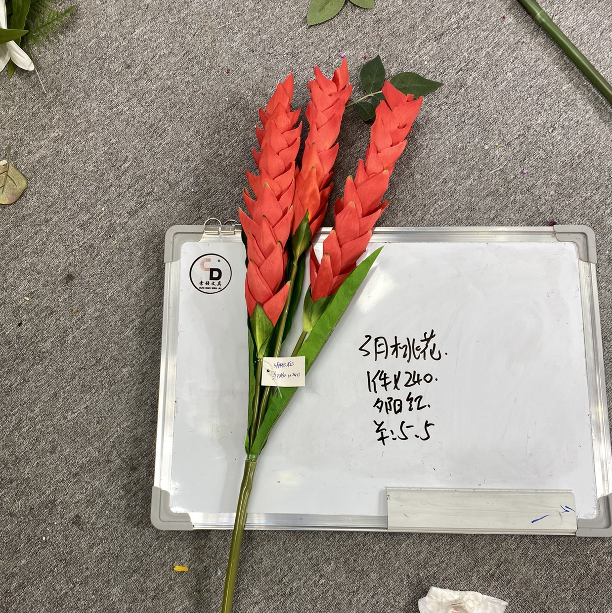 3月桃花仿真花婚礼布置仿真花客厅摆件绢花装饰花