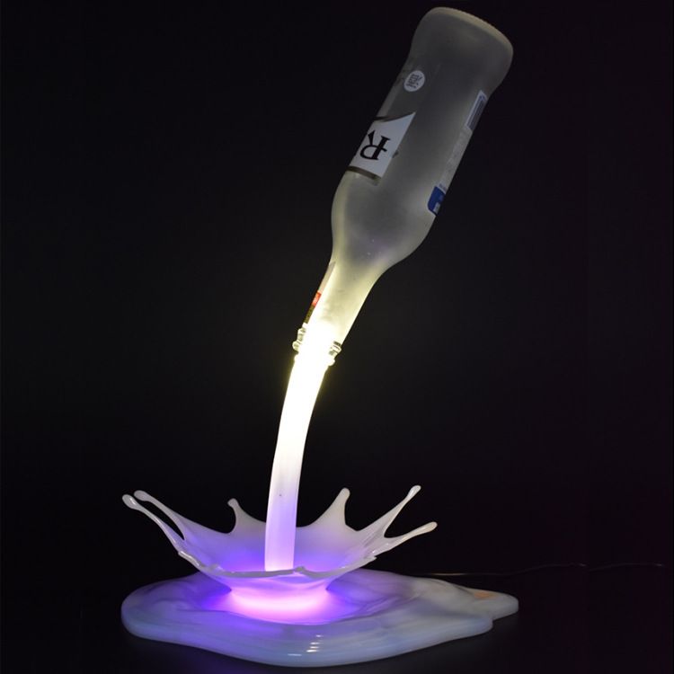 新奇特创意产品3D倒酒LED七彩床头氛围灯橱柜摆件装饰礼品USB台灯详情图3