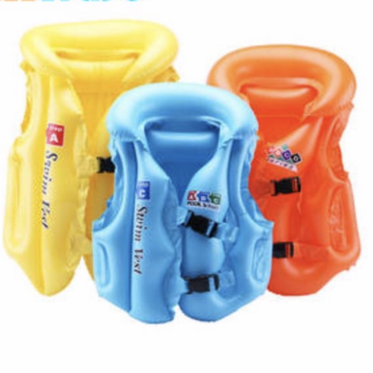 Inflatable PVC swimming ring ABC swimming suit floating drainage supplies