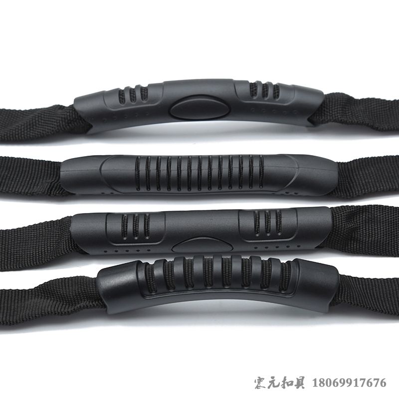 Direct sales from the manufacturer of backpack webbing handles, plastic handles, PVC webbing handles, webbing hollow handles, and bag injection handles undefined