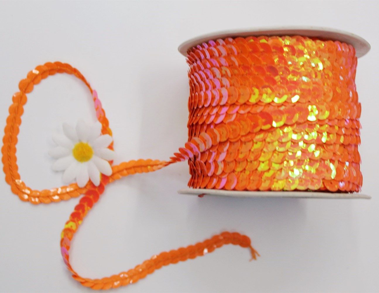 Manufacturers direct 8 mm line sequin belt PVC sequin belt custom thumbnail