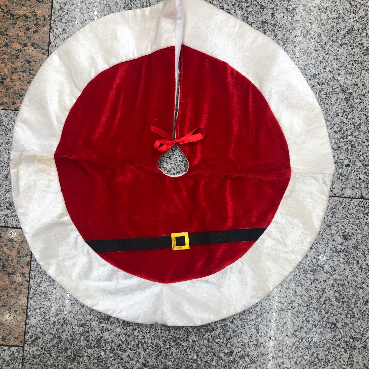 Velvet belt tree skirt 60cm 90cm 100cm size can be customized