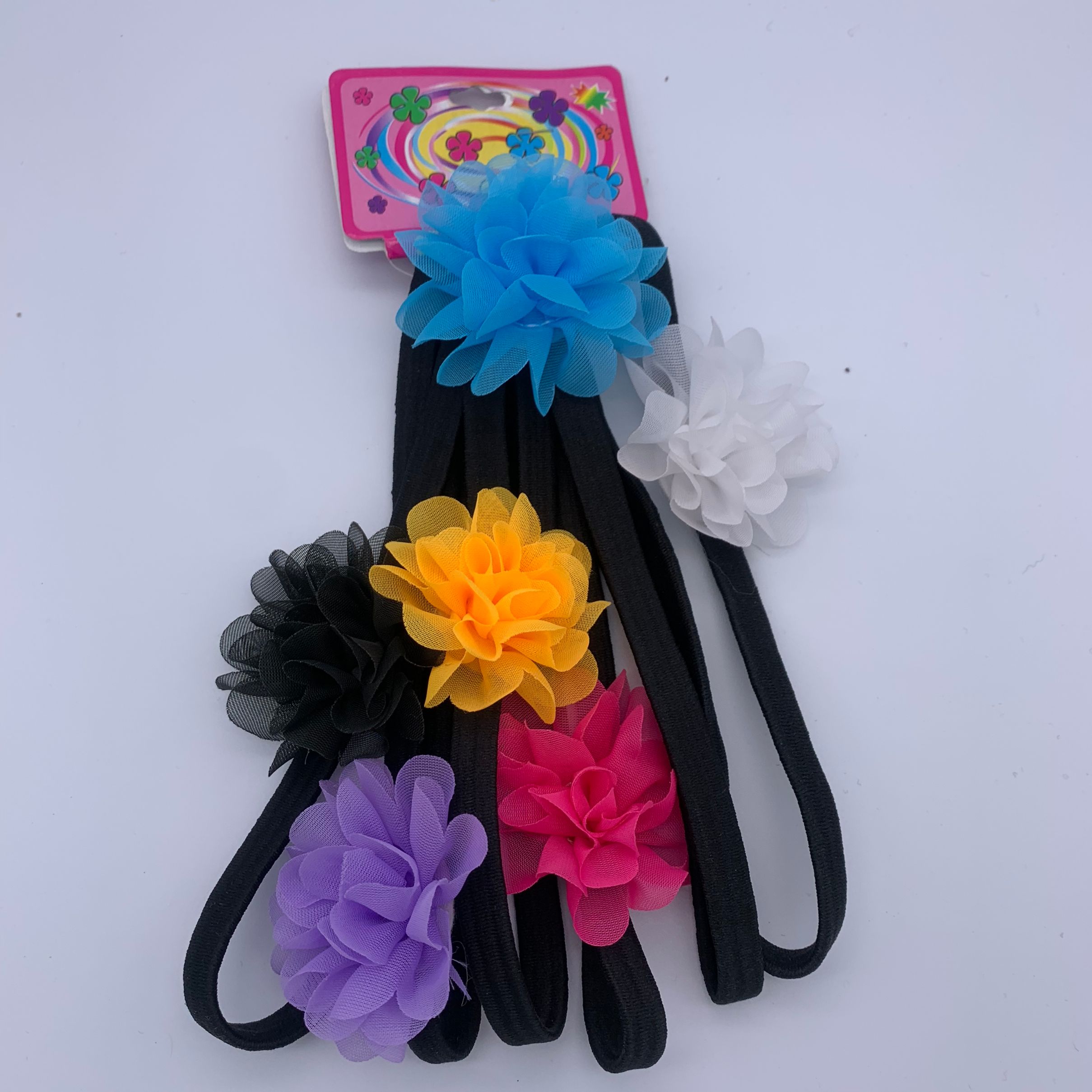 6Ins best-selling Korean version of kawaii hair circle cute girly style rubber band web celebrity hair rope thumbnail