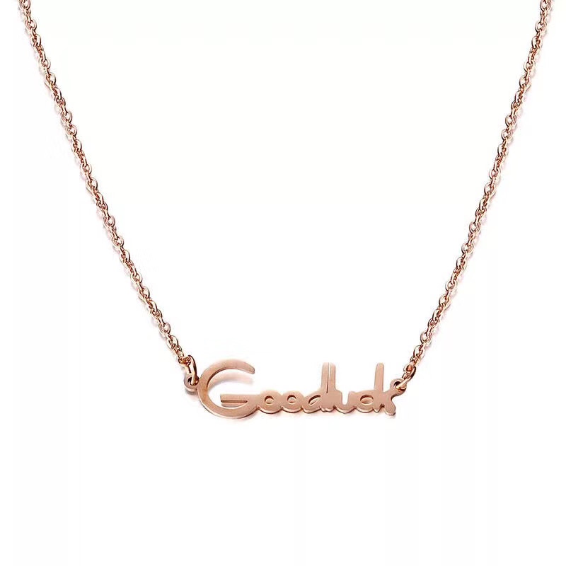 Lucky this year's hot 316 stainless steel series products necklace, hand lotus, foot lotus, studs, earrings and other jewelry environmental protection is not allergic is recognized by everyone fashion trend of good products.