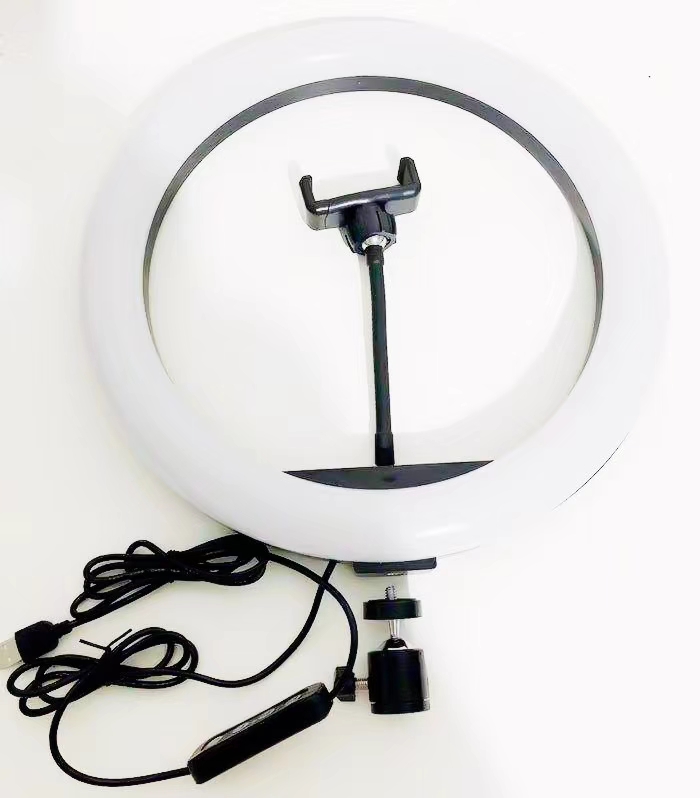 6寸8寸10寸直播补光灯手机直播设备摄影支架自拍LED美颜环形灯详情图9