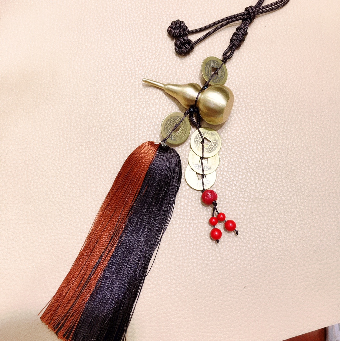 28 pure copper gourd pendants