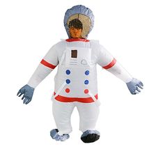 万圣节宇航员充气衣服身高160-190cm配鼓风机电池盒
