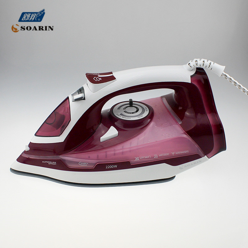SR-918 ceramic handheld household steam iron for export to English hotels detail image 1
