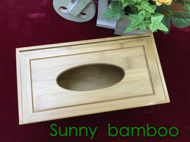 Yiwu Haohuo Jiehao Bamboo multi-functional premium tissue Box for home and hotel use pic 1